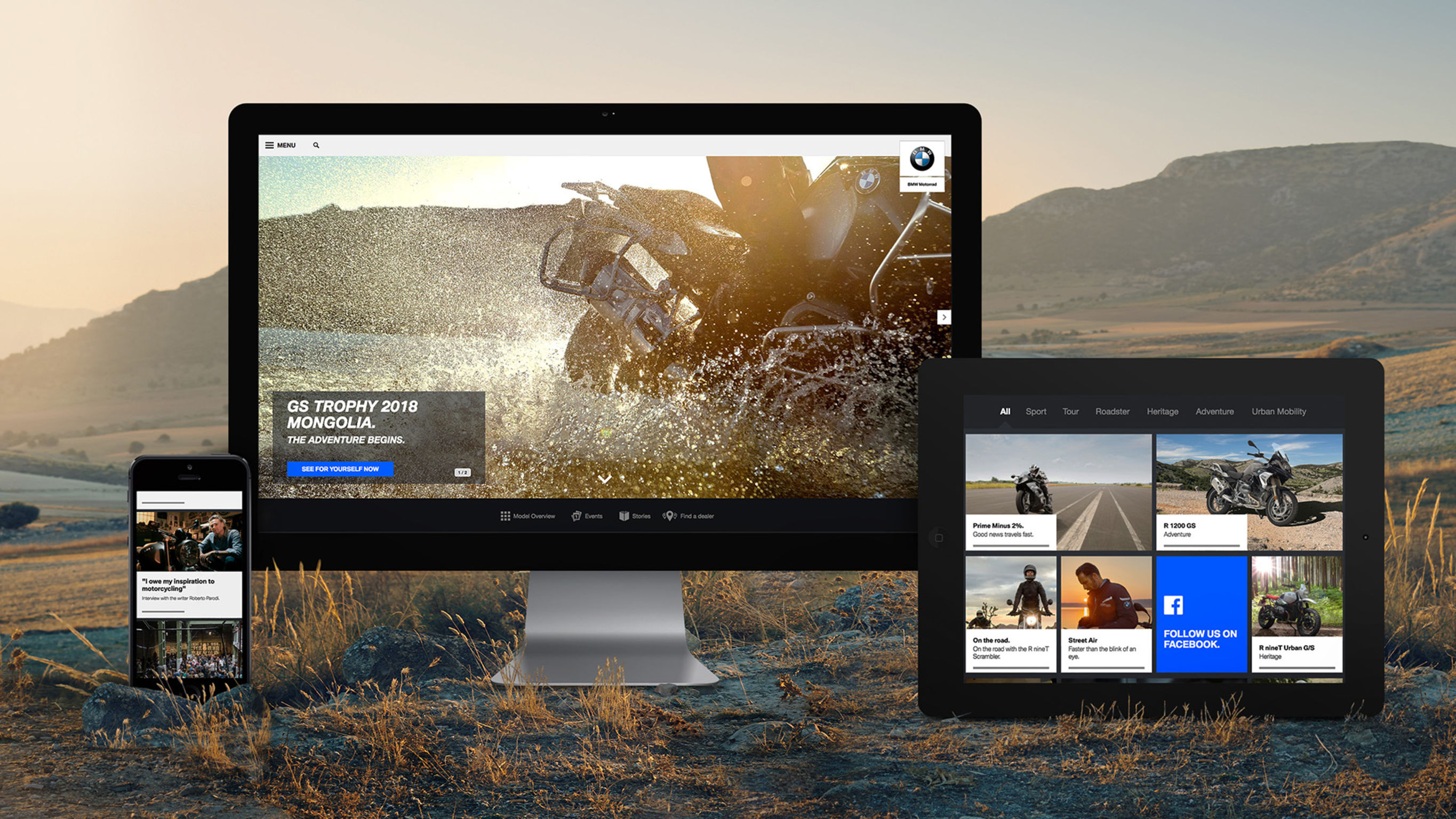 BMW Motorrad brand site