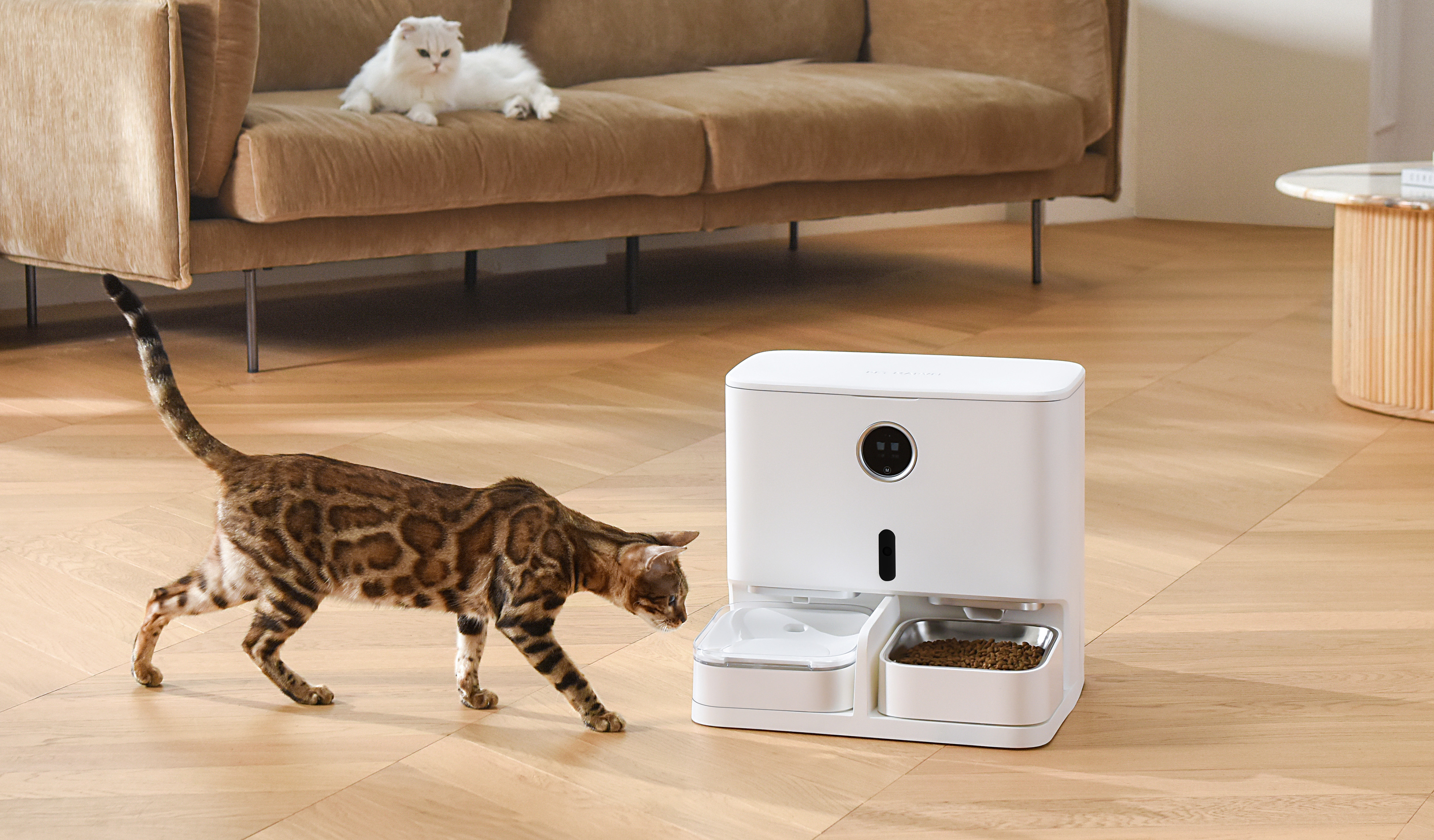 2-in-1 Smart Pet Feeder&Water Dispenser
