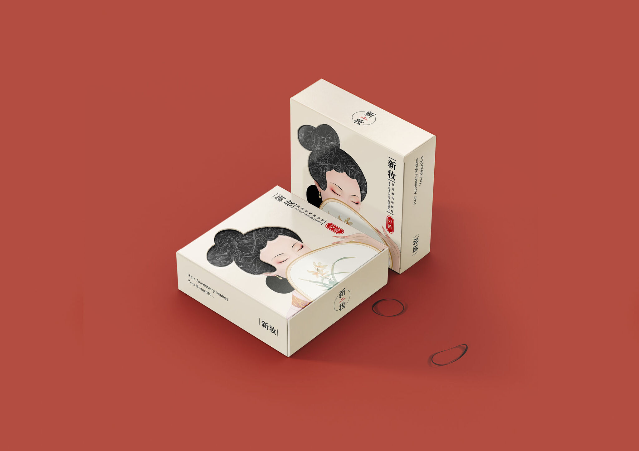 Hair accessories packaging