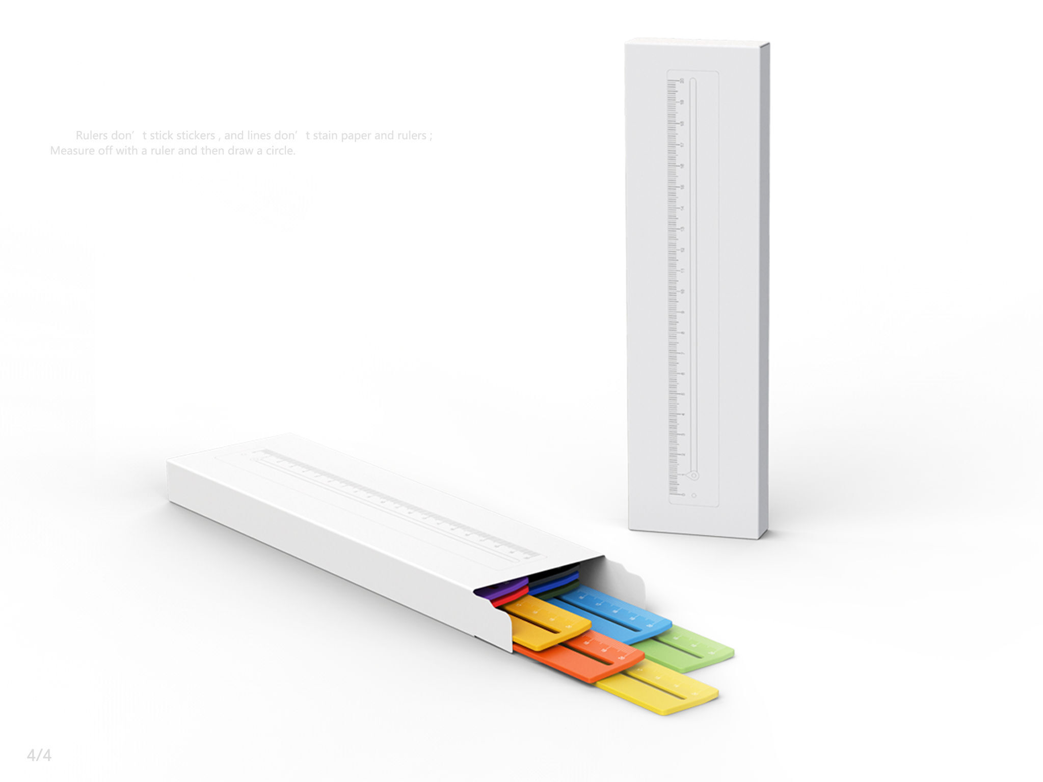 Multifunction nonstick ink ruler