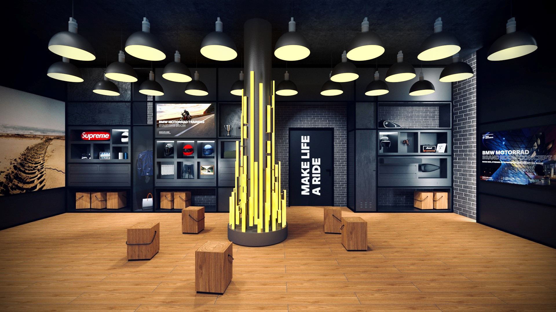 BMW Motorrad Brand Room