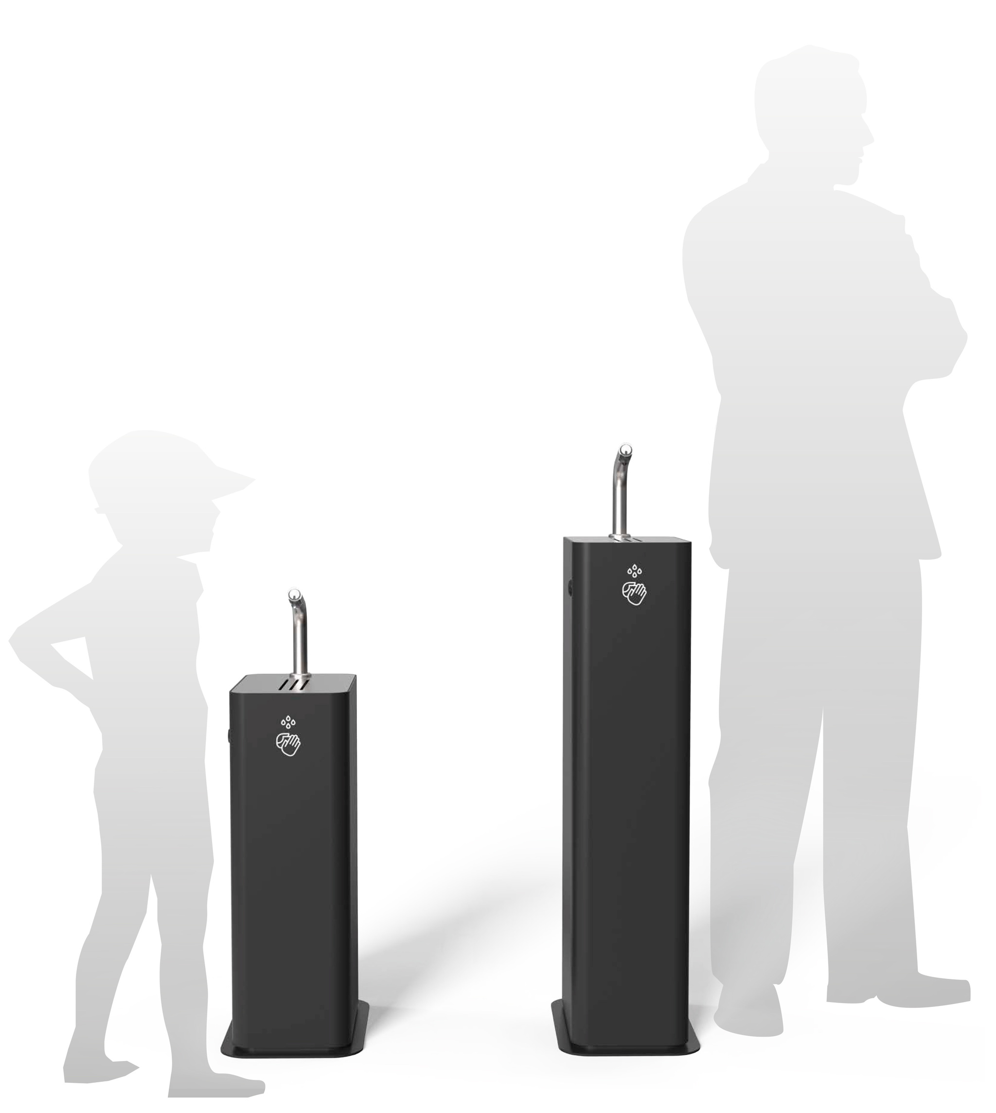 COLUMN Sanitiser Stand