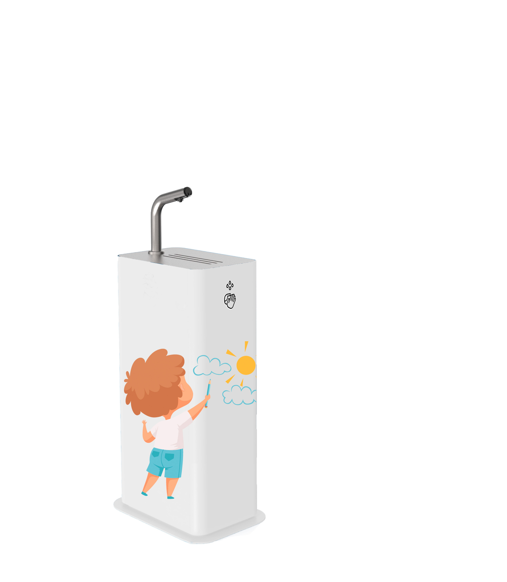 COLUMN Sanitiser Stand