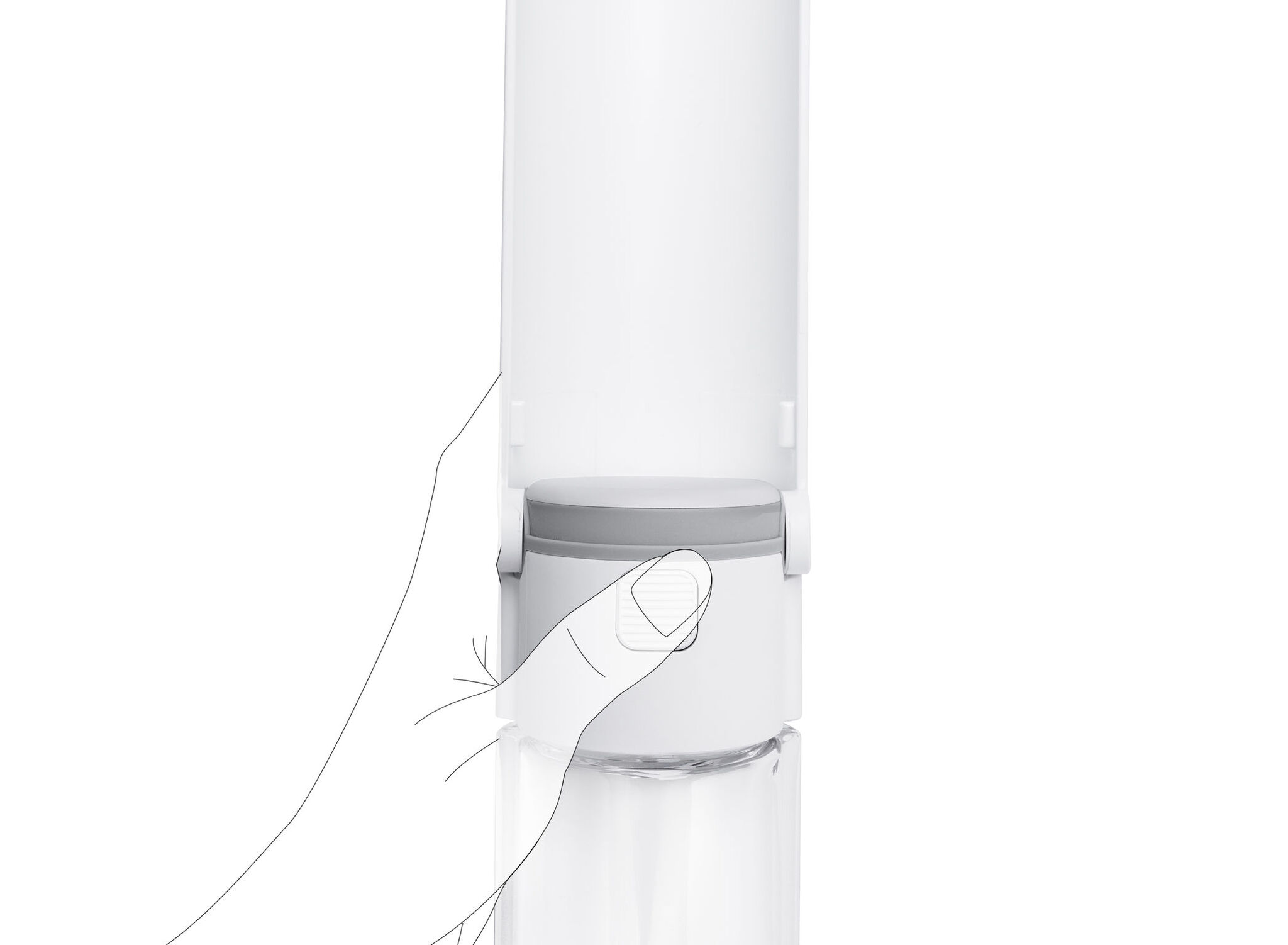 Portable dogs drinking bottle