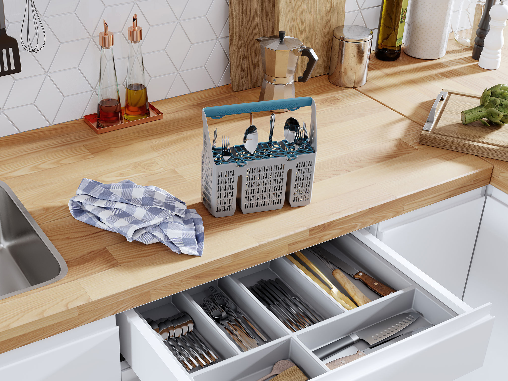 Fully integrated Dishwasher