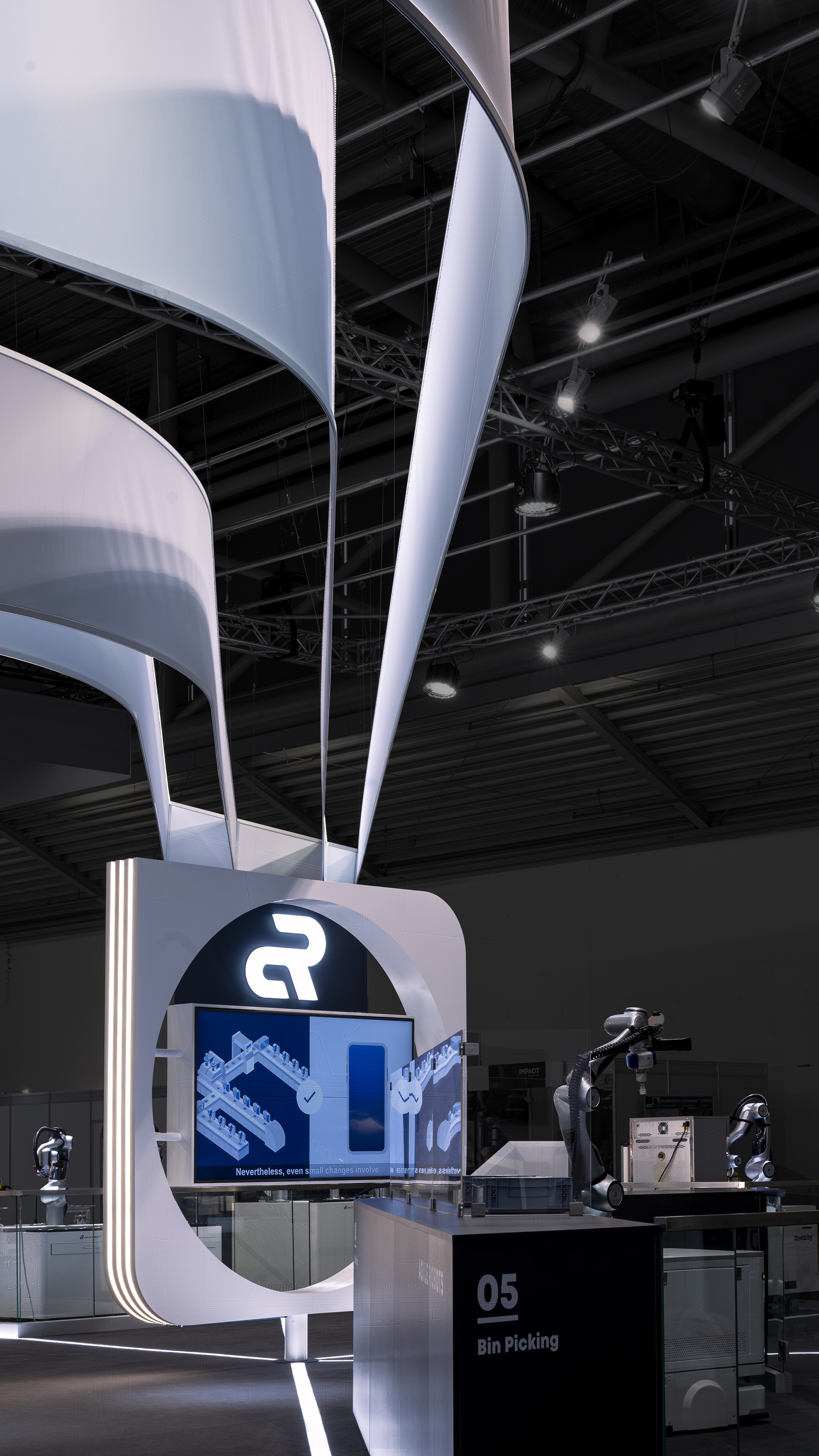Exhibition booth of Agile Robots at automatica  