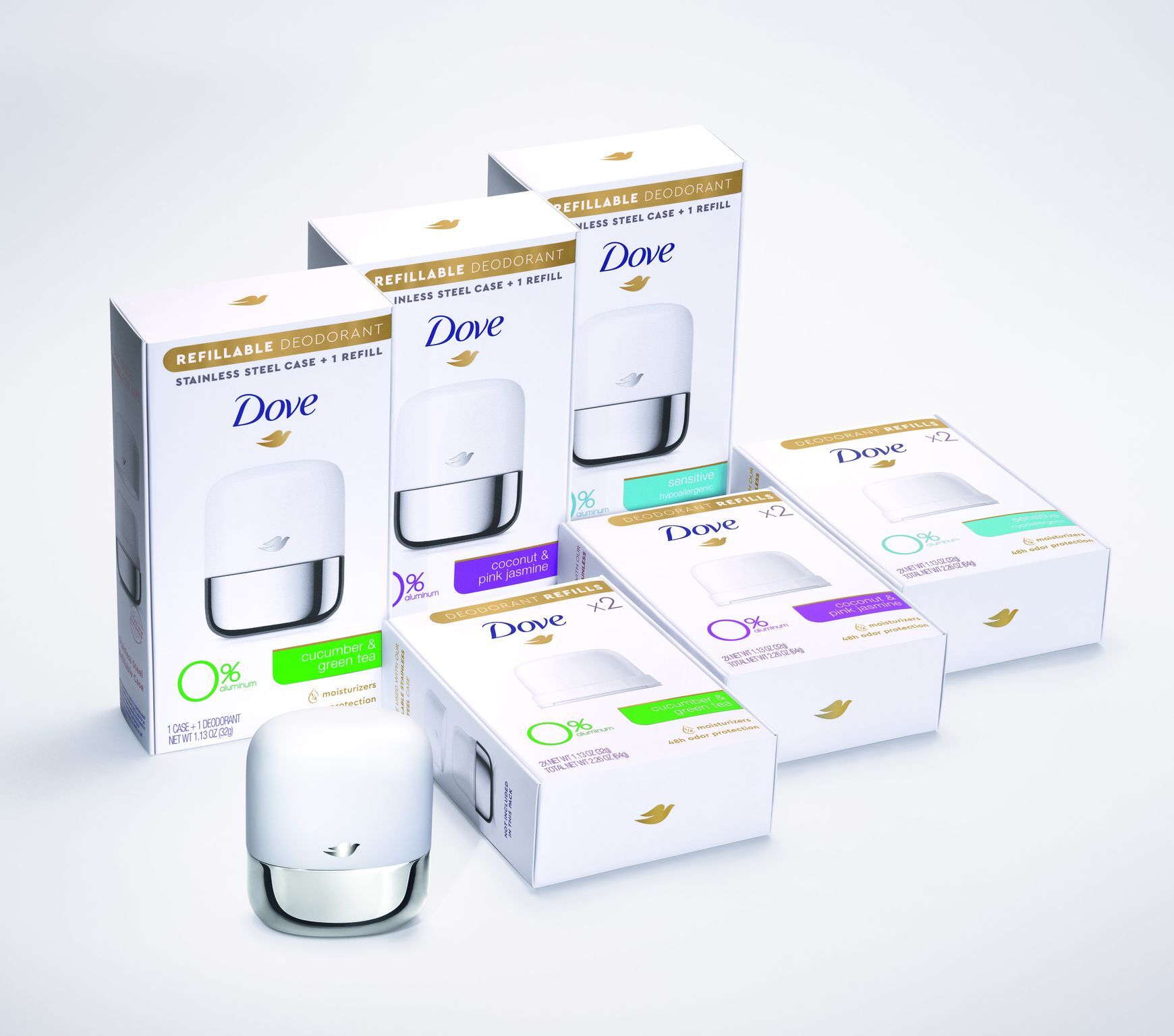 Dove | Refillable deodorant